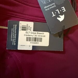 ELT Goya Breech in Cranberry